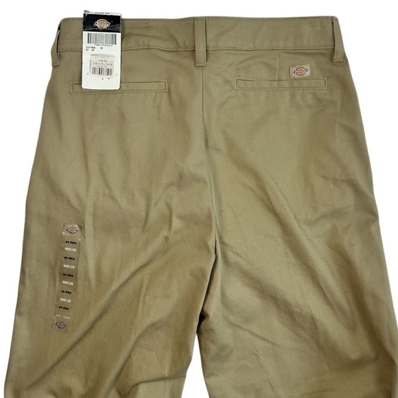 Dickies Women’s Regular-Fit Wide-Leg Work Pants – Khaki (Sand) – Size 29 – NWT - Picture 4 of 12